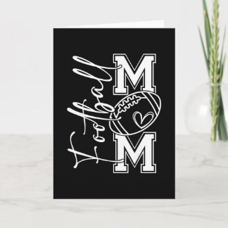 Touchdown American Footll Mom Game Day Thanksgivin Card