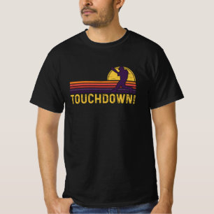 Touchdown baseball Retro Sunset Player T-Shirt