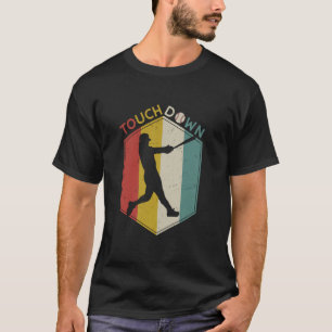 Touchdown Baseball Sports Vintage Outfit for lover T-Shirt