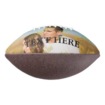 Touchdown Family Photo Template Create Your Own Football by Zazzimsical at Zazzle