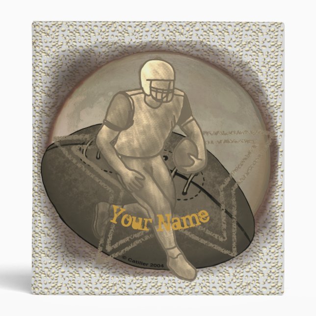 Touchdown football  3 ring binder (Front)