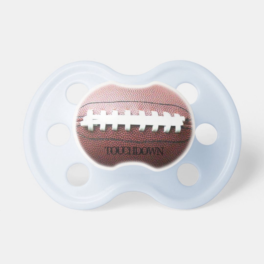 Touchdown! Football Baby Pacifier Zazzle