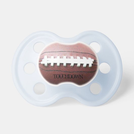 Touchdown! Football Baby Pacifier (Front)