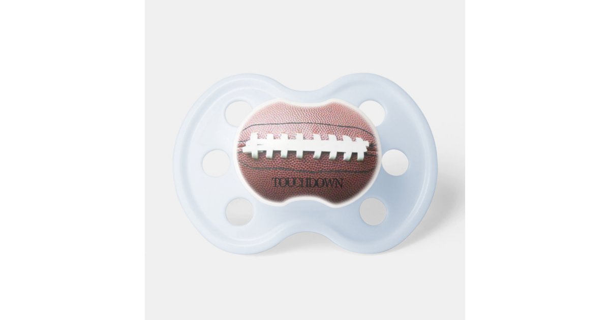Touchdown! Football Baby Pacifier Zazzle