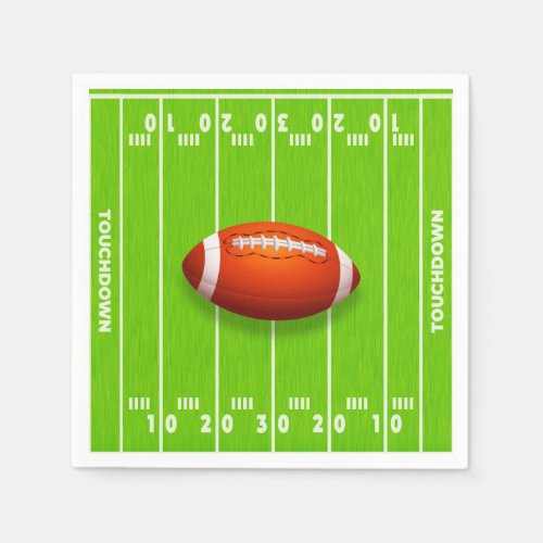 Touchdown Football Field Napkins