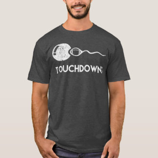 Touchdown Funny Football Epectant Father T-Shirt