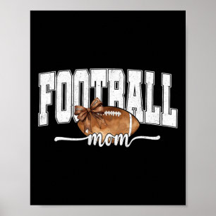Touchdown Season American Footll Mom Game Day Than Poster