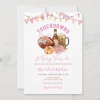 Touchdown Tiny Toes Football Couples Baby Shower