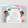 Touchdowns or Tutus Gender Reveal Invitations