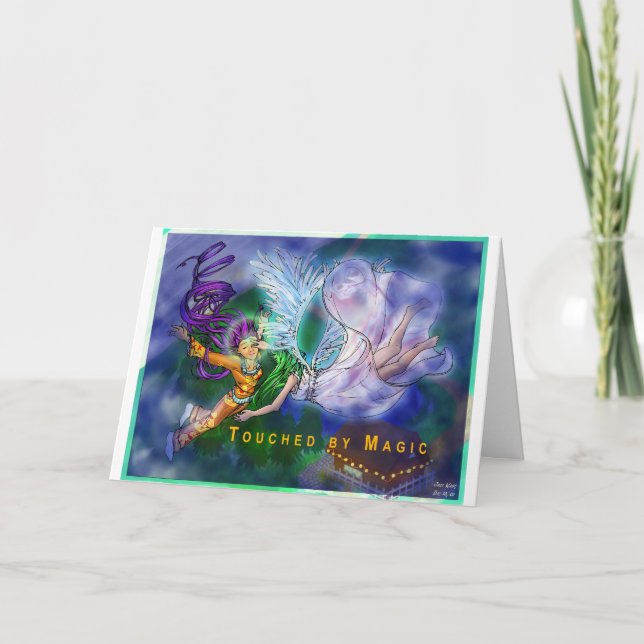 Touched By Magic Holiday Card (Front)
