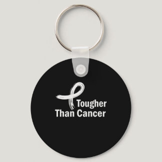 Toucher Than Cancer Lung Cancer Awareness Keychain