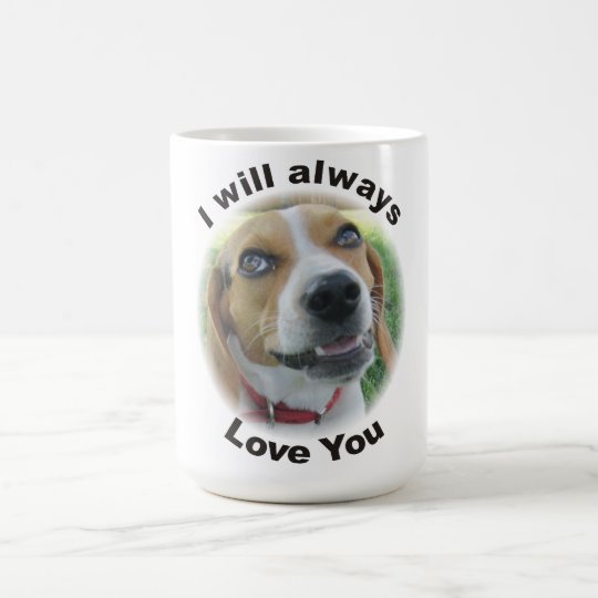 Touching Beagle Mug I will always love you