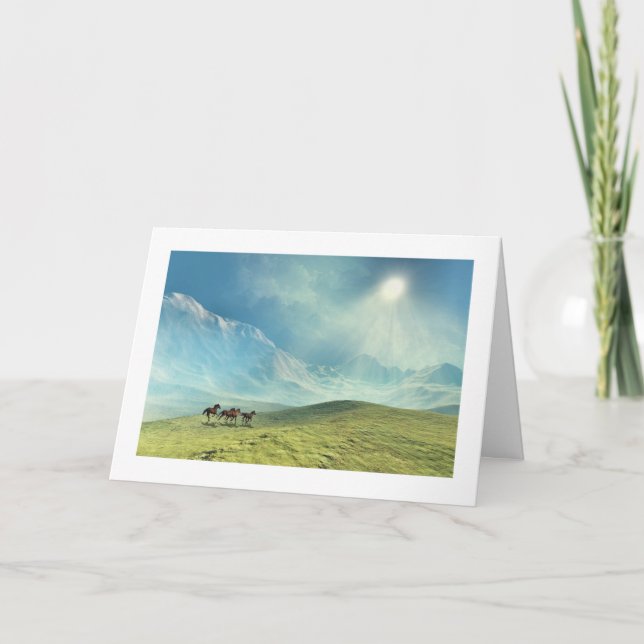 TOUCHING  THE  CLOUDS CARD (Front)