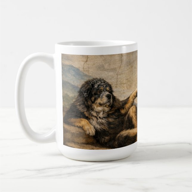 Touching the Divine Coffee Mug (Left)