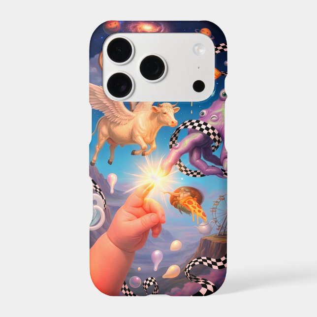 Touching the spark  iPhone case (Back)