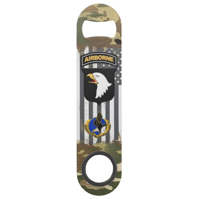 Tough 101st Airborne Division Bar Key (Front)