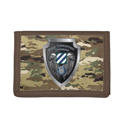Tough 3rd Infantry Division Trifold Wallet