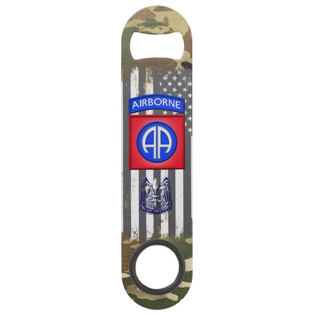 Tough 82nd Airborne Division Bar Key (Front)