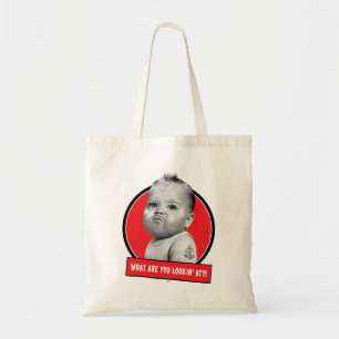 Tough Beared Baby Boy Tote Bag