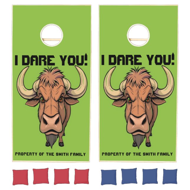 Tough Bull Personalizable Cornhole Set (Set)