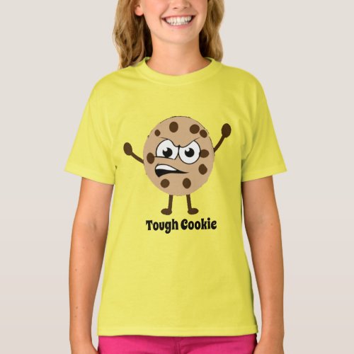 Tough Chocolate Chip Cookie Design Funny Kids  T_Shirt