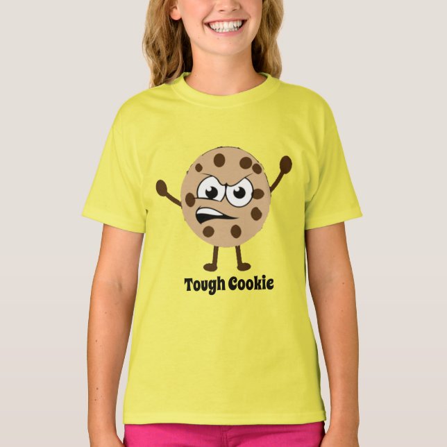 Tough Chocolate Chip Cookie Design Funny Kids  T-Shirt (Front)