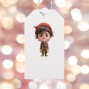 Tough Day Christmas Elf White Gift Tags