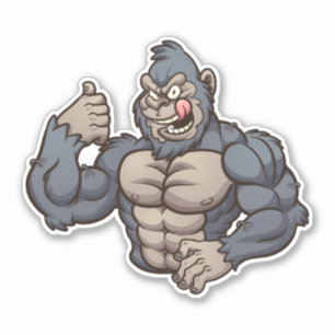 Tough Guy - Gorilla Sticker