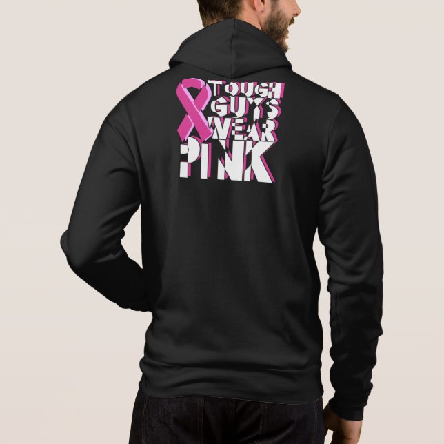 Tough Guys Breast Cancer Awareness Hoodie (Back)