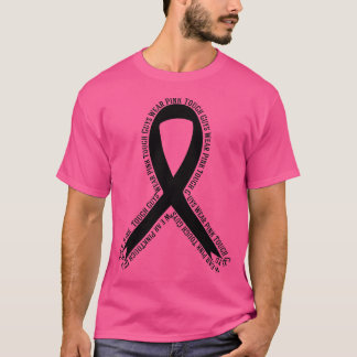 Tough Guys Wear Pink Breast Cancer Awareness T-Shirt