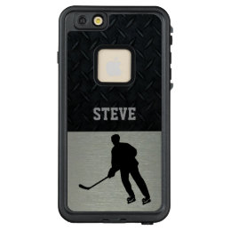 Tough Hockey Player Diamond Plate Phone Case