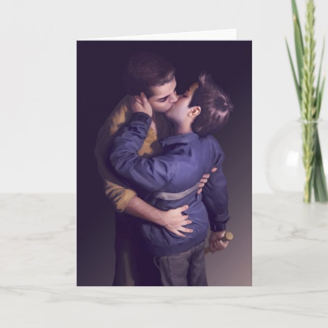 Tough - Just the Kiss (Blank Card) Card (Front)