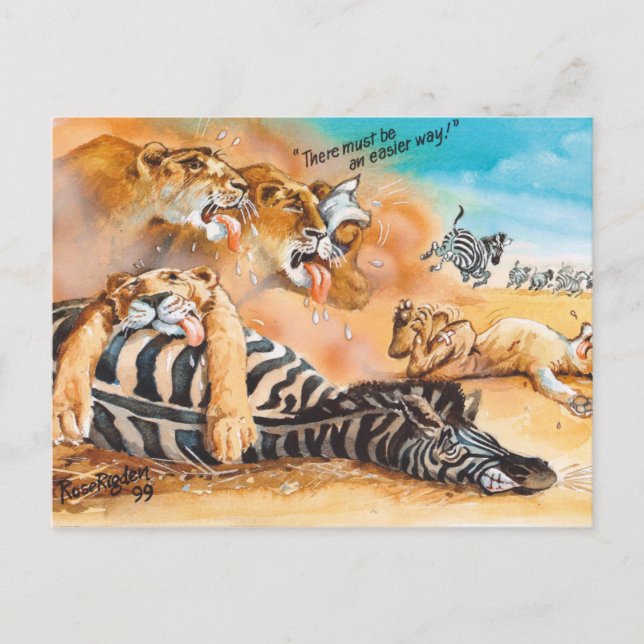 Tough life postcard (Front)