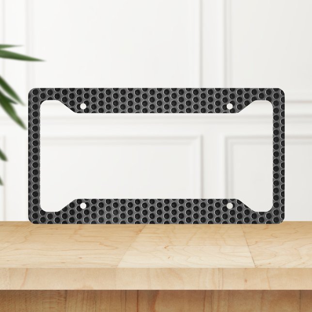 Tough Look Faux Metal Mesh Pattern License Plate Frame (Creator Uploaded)