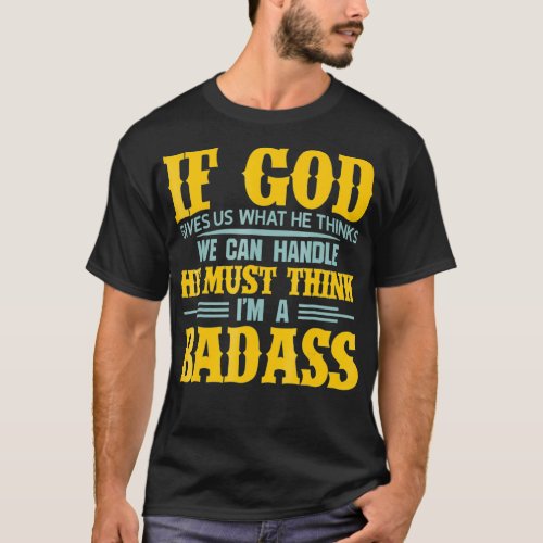 Tough Men Women Get Well Soon God Badass  T Shirt 