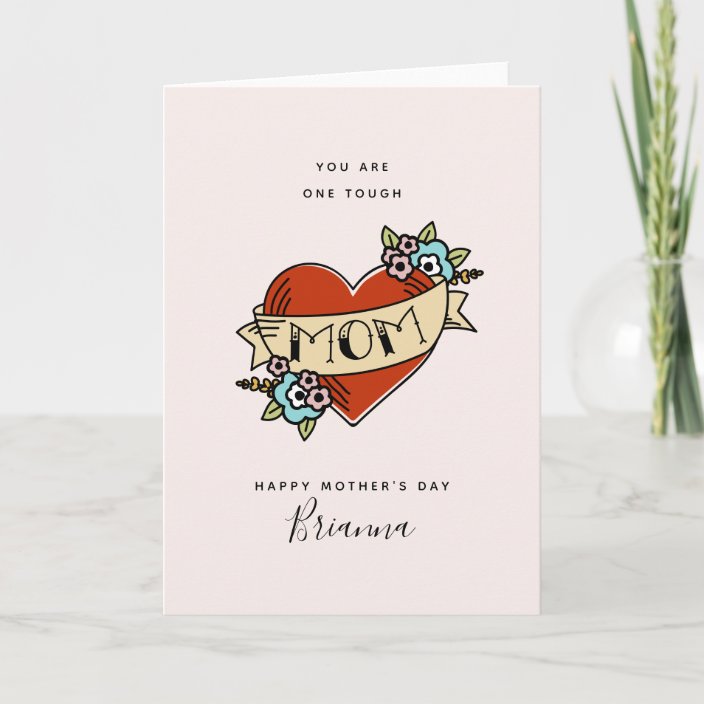 Tough Momma Mother's Day Card | Zazzle.com