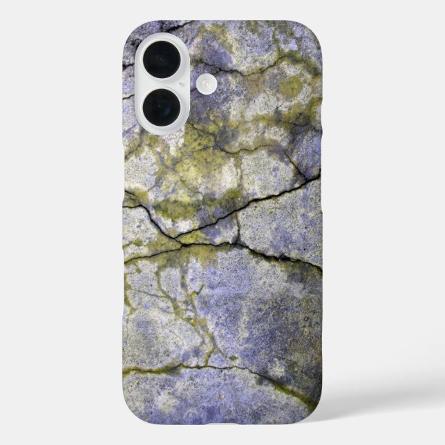 Tough Mossy Cracked Stone Look  Case-Mate iPhone Case (Back)