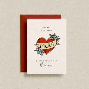 Tough Mum Mother's Day Card