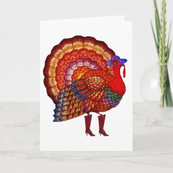 Tough Old Bird Holiday Card by Crazy_Card_Lady at Zazzle