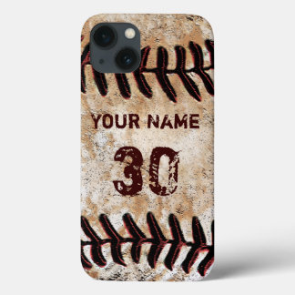 Tough Personalized Vintage Baseball iPhone Cases