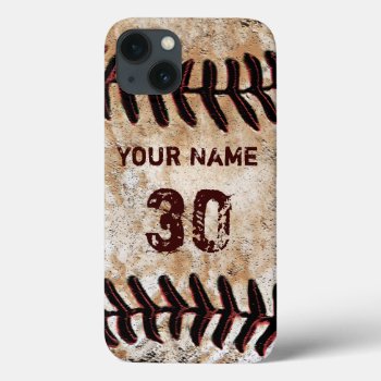 Tough Personalized Vintage Baseball Iphone Cases by WeWillLead at Zazzle