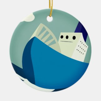 Tough Sailing Ornament