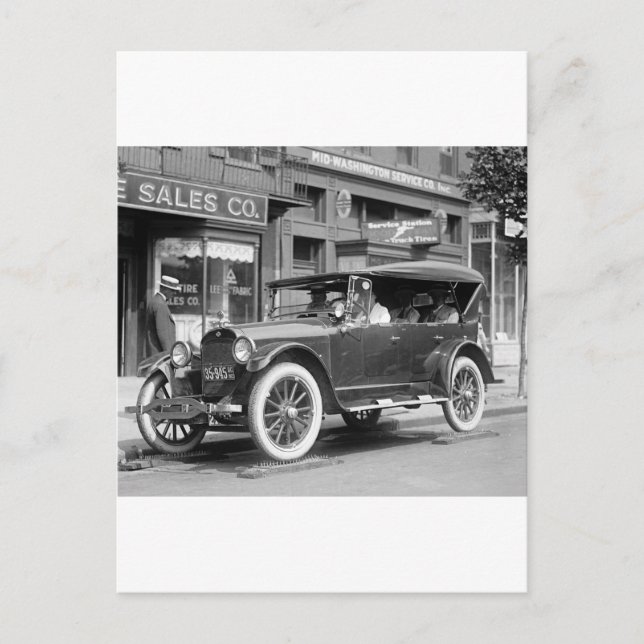 Tough Tires, 1922 Postcard (Front)