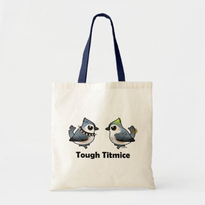 Tough Titmice Tote Bag
