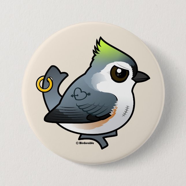 Tough Titmouse Button (Front)