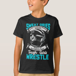 Tough Wrestling Girl Gift Bruises Sport Woman T-Shirt