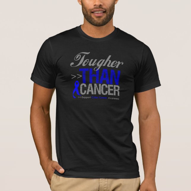 Tougher Than Cancer - Colon Cancer T-Shirt (Front)