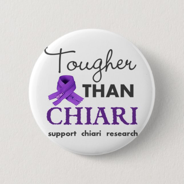 Tougher than Chiari Pinback Button (Front)