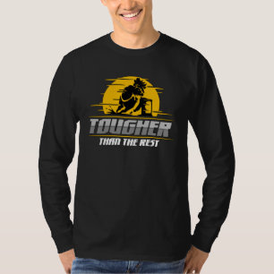Tougher Than The Rest Horseback Riding Cowgirl Bar T-Shirt