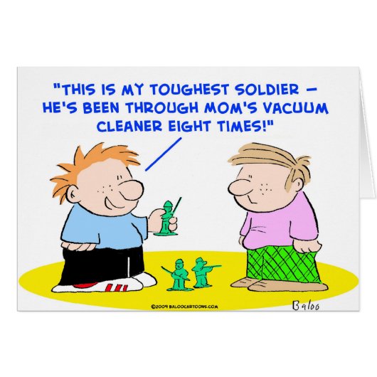 toughest soldier vacuum cleaner cards (Front Horizontal)